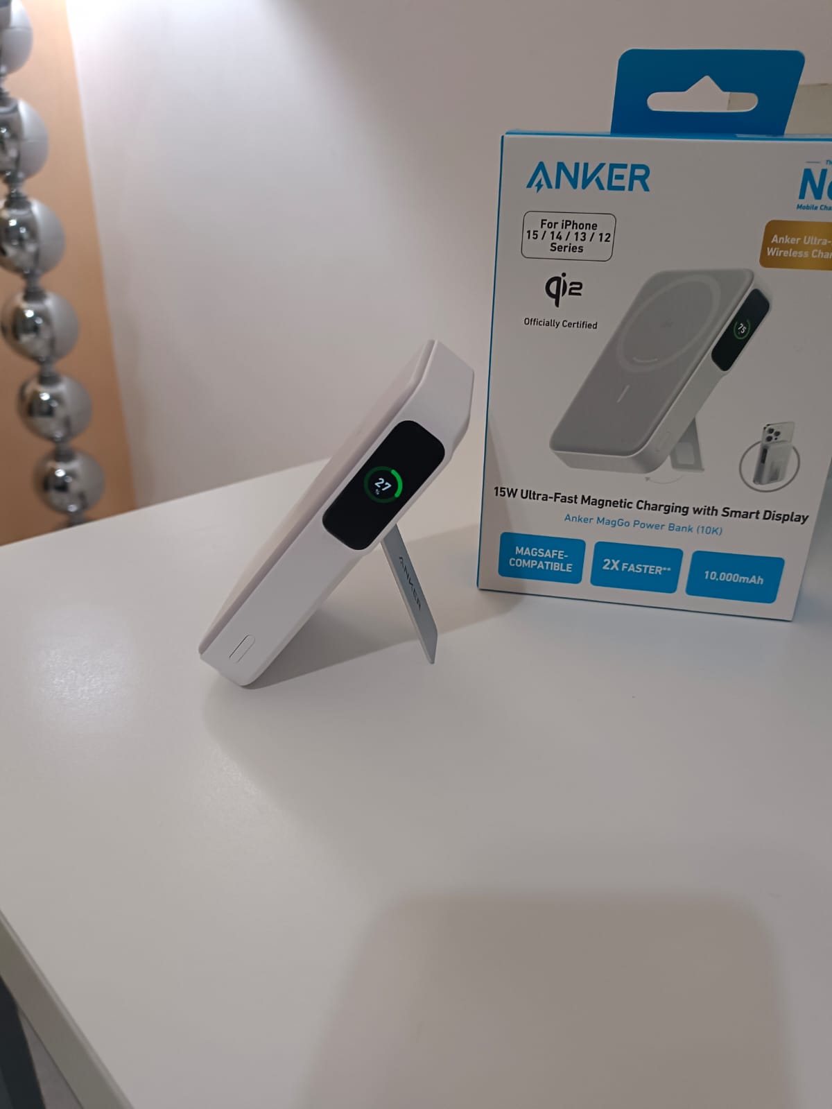 recensione anker Recensione Anker MagGo Power Bank : ricarica wireless ultra-rapida 15W